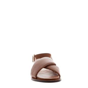 Carl Scarpa Annalise Tan Leather Sling Back Sandals